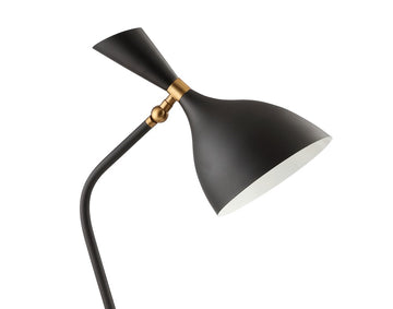 Albert 21.5" Iron Retro Mid Century LED Table Lamp - JONATHAN Y